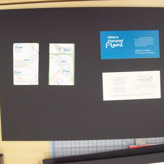 presentation board with design package