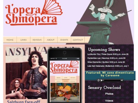 lopera shmopera website and mobile responsive
