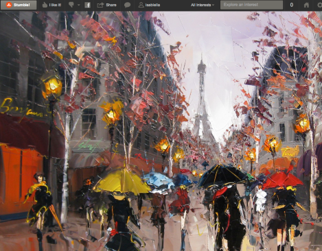 Screen shot of Stumble Upon paris scene StumbleUpon paris scene