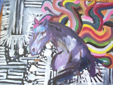 horse milton glaser hair