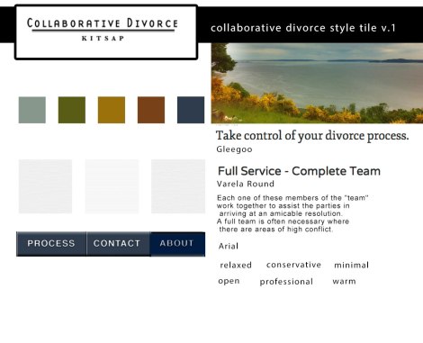 style tile for collaborative divorce website