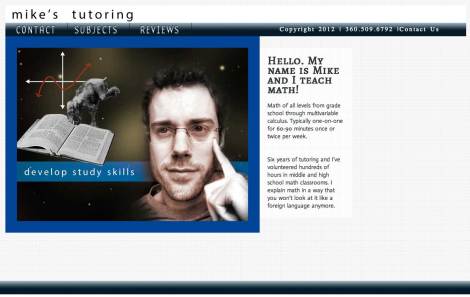 mike's tutoring site version 2