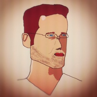 Self Portrait 2012 Mixed Media by Dan Helton