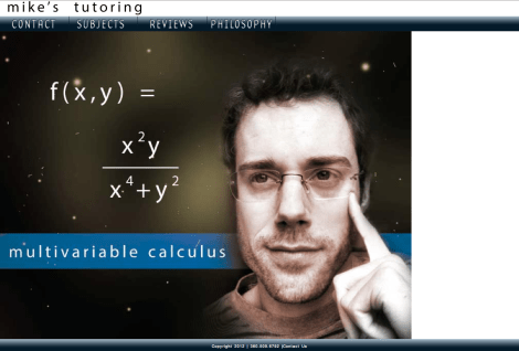 mike's tutoring site version 1