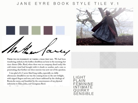 jane eyre style guide for book design