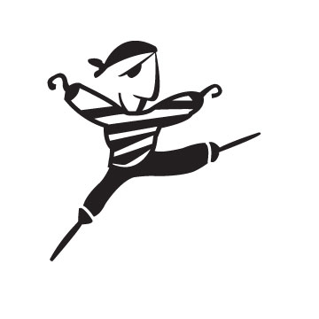 The logo (the client requested black and white)