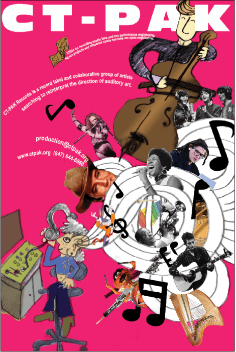 ct pak poster redesign music collage