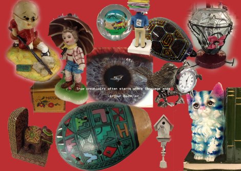 items I liked on a trip to a thrift store