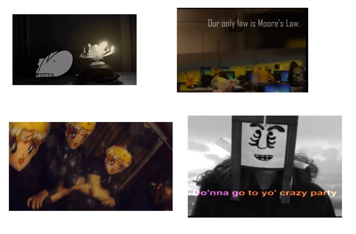 screenshots from videos