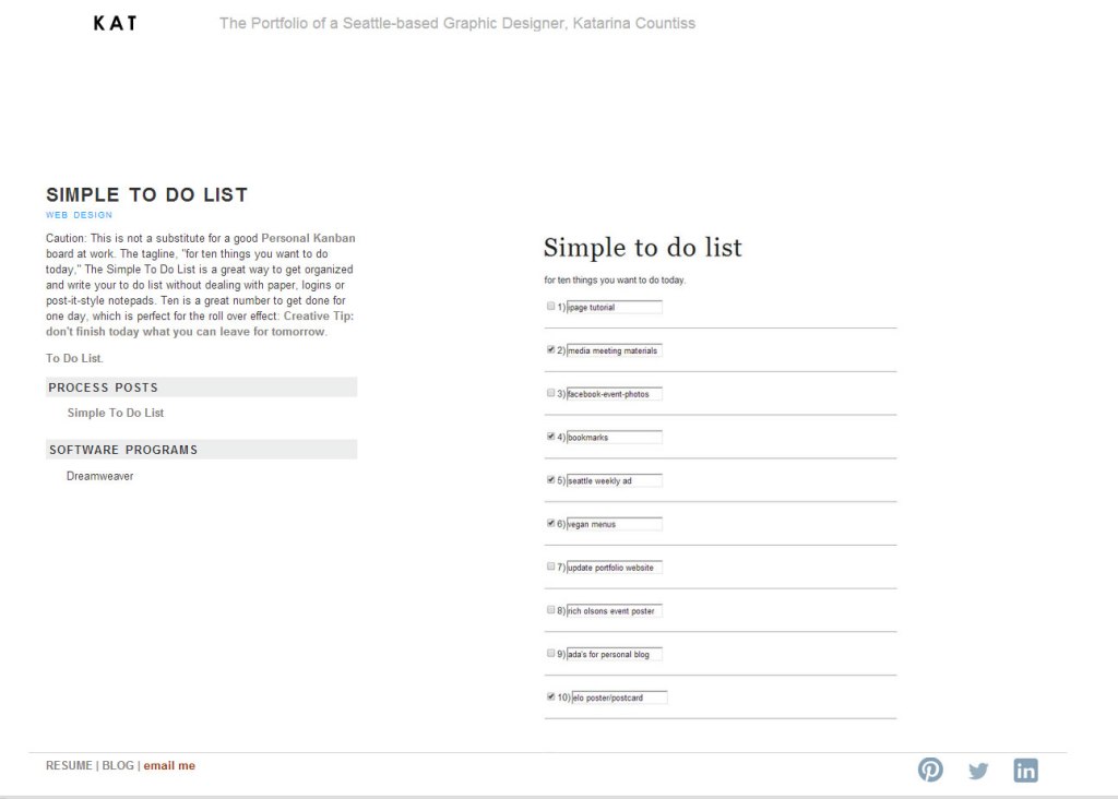 Link for website not given emphasis