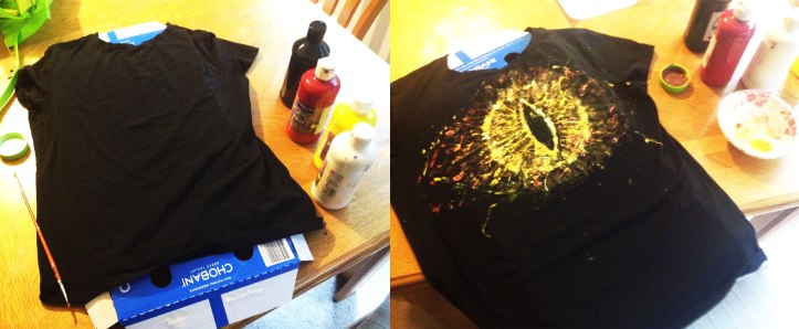 making a shirt for tolkien reading day